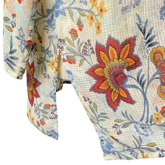 ❌SOLD❌RAJ Lightweight Floral PullOver Swimsuit Cover Up - Picture 4 of 9